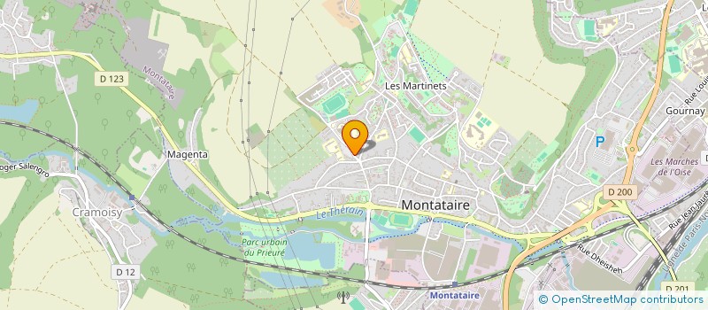 localisation de l'entreprise EYMAR  LAIGNEVILLE