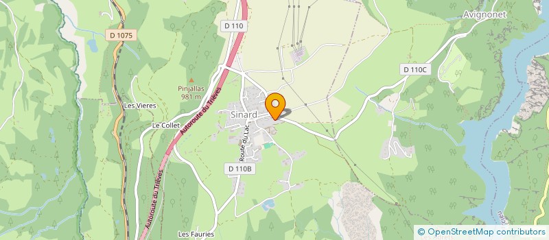 localisation de l'entreprise EYMARD  SINARD