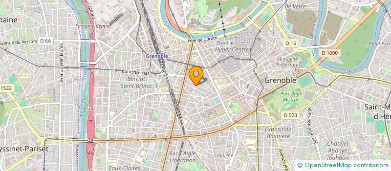 localisation de l'entreprise EYMARD ARCHITECTURE à GRENOBLE