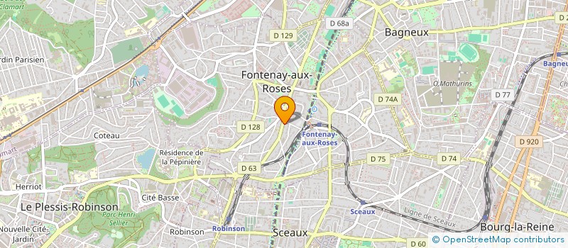 localisation de l'entreprise EYMARDIMMO à FONTENAY-AUX-ROSES