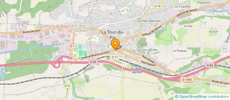 localisation de l'entreprise EYMARON  LA TOUR-DU-PIN