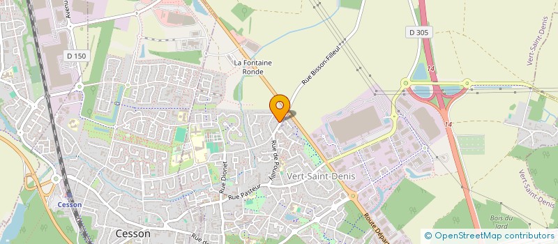 localisation de l'entreprise EYMED à LA ROCHETTE