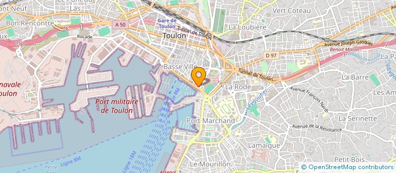 localisation de l'entreprise EYMEN à TOULON