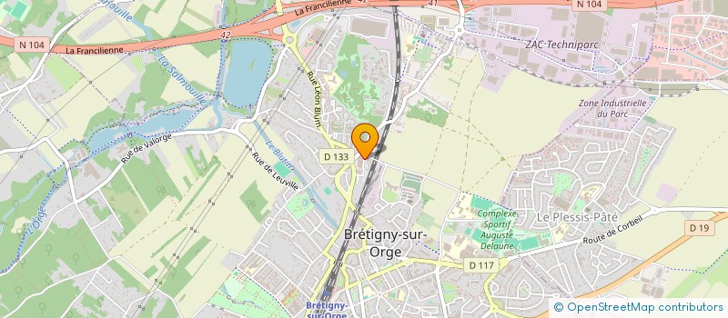 localisation de l'entreprise EYMEN à BRETIGNY-SUR-ORGE