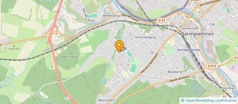 localisation de l'entreprise EYMEN CONSTRUCTIONS  SARREGUEMINES