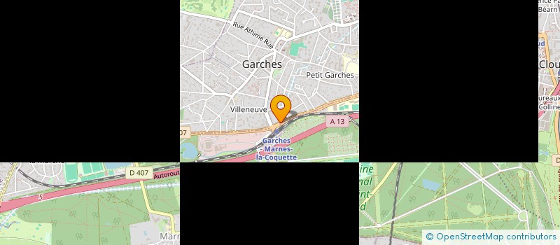 localisation de l'entreprise EYMERY ET COMPAGNIE à GARCHES