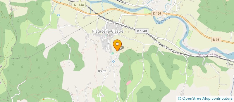 localisation de l'entreprise EYMERY MAXIME  PIEGROS-LA-CLASTRE