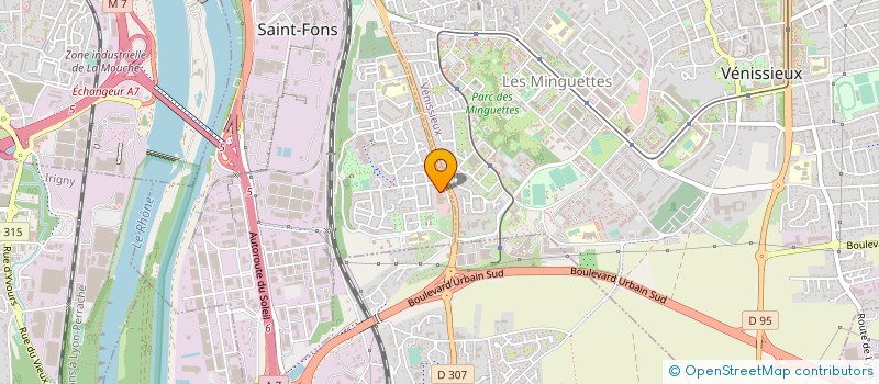 localisation de l'entreprise EYNARD ROBIN SERVICES à SAINT-FONS