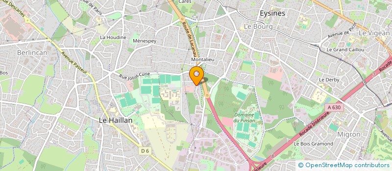 localisation de l'entreprise EYNOR  EYSINES