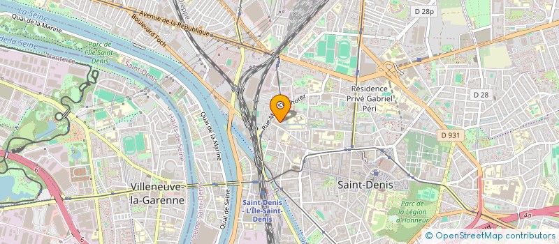 localisation de l'entreprise EYODEL  SAINT-DENIS