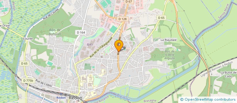 localisation de l'entreprise EYRA DISTRIBUTION à REDON