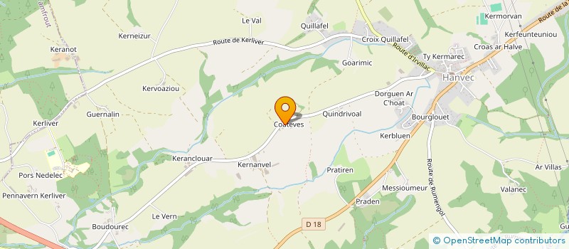 localisation de l'entreprise EYRAM CONSULTING  HANVEC