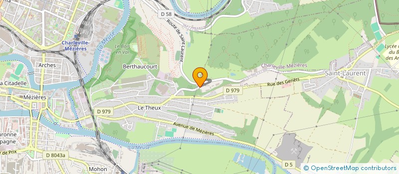 localisation de l'entreprise EYRARD J & D  CHARLEVILLE-MEZIERES