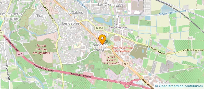 localisation de l'entreprise EYRAUD  ORANGE