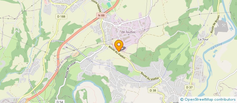 localisation de l'entreprise EYRAUD KENT à POLIGNAC