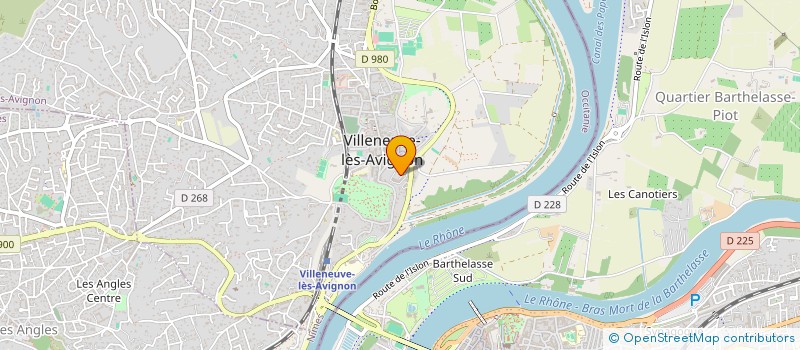localisation de l'entreprise EYRAUD PUSO à VILLENEUVE-LES-AVIGNON