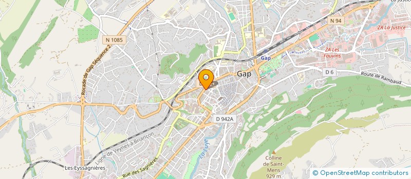 localisation de l'entreprise EYRIOUX CUISINES ET INTERIEURS  GAP