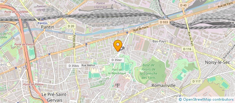 localisation de l'entreprise EYSARAL à PANTIN