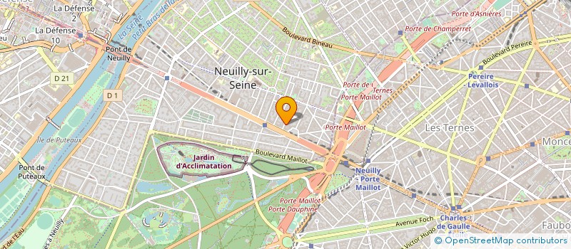 localisation de l'entreprise EYSSAUTIER-VERLINGUE à NEUILLY-SUR-SEINE