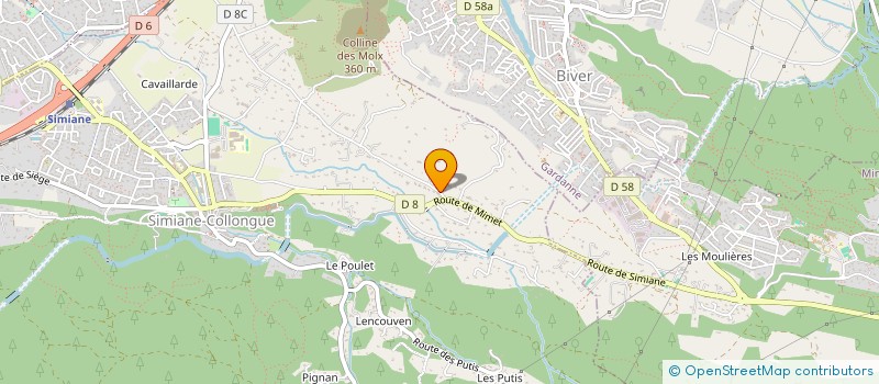 localisation de l'entreprise EYSSERIC IMMOBILIER  SIMIANE-COLLONGUE