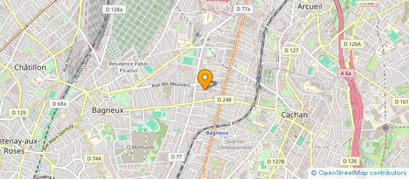 localisation de l'entreprise EYTECH à BAGNEUX