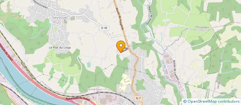 localisation de l'entreprise EYTIMEY  SEYSSUEL