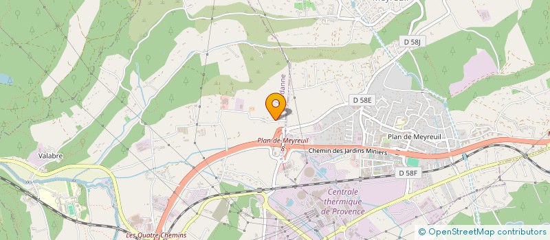 localisation de l'entreprise EYUP à GARDANNE