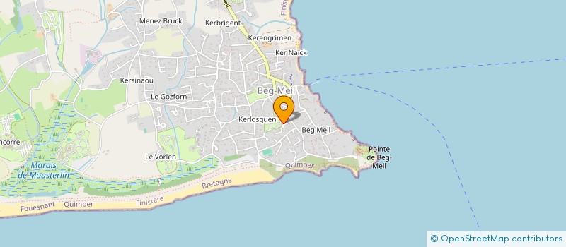 localisation de l'entreprise EYVANCE  FOUESNANT