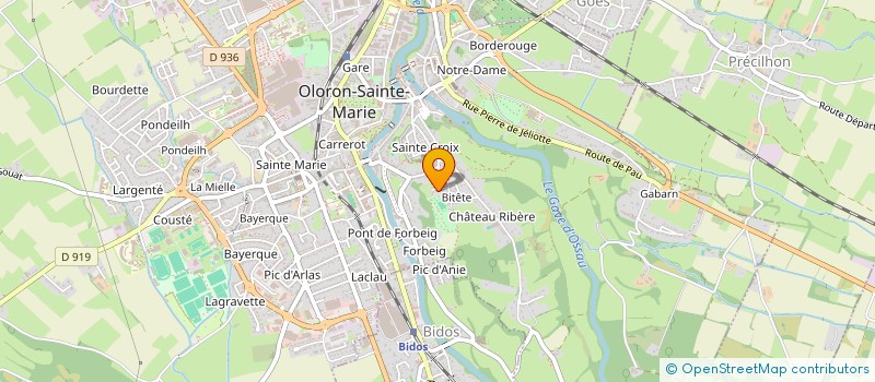 localisation de l'entreprise EYWA  OLORON-SAINTE-MARIE