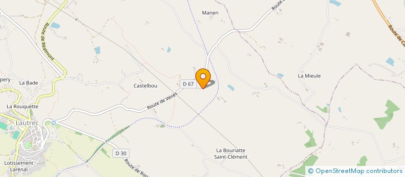 localisation de l'entreprise EYWA  MONTDRAGON