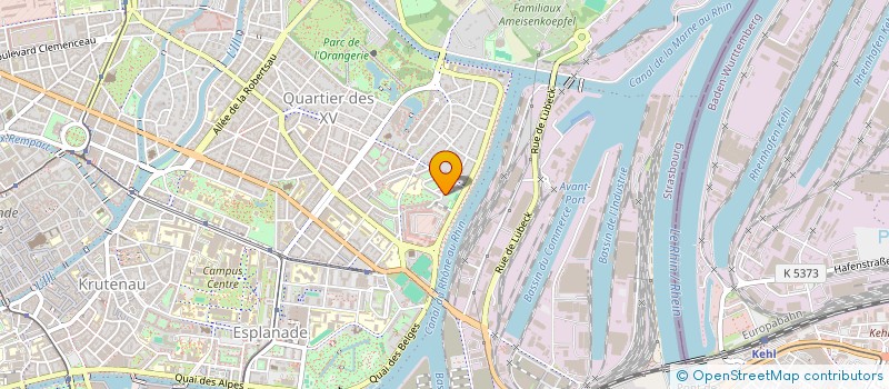 localisation de l'entreprise EZ  STRASBOURG