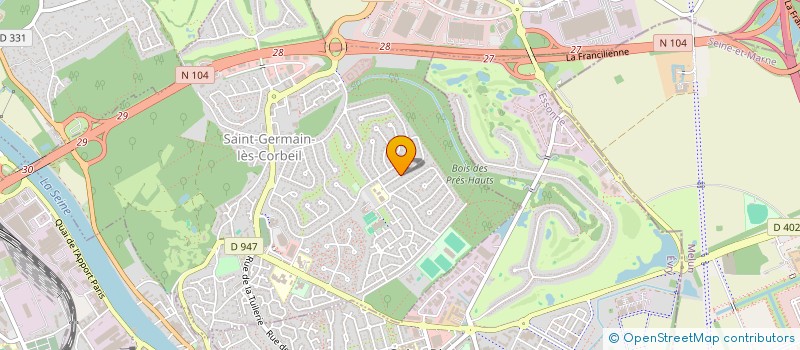 localisation de l'entreprise EZ BIOMETRICS à SAINT-GERMAIN-LES-CORBEIL