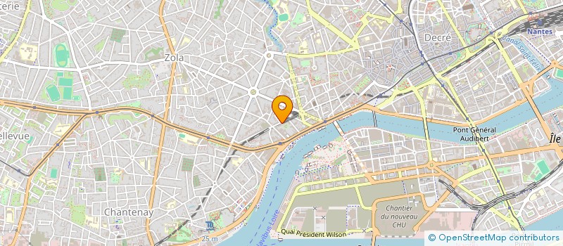 localisation de l'entreprise EZ-CLOUD à NANTES