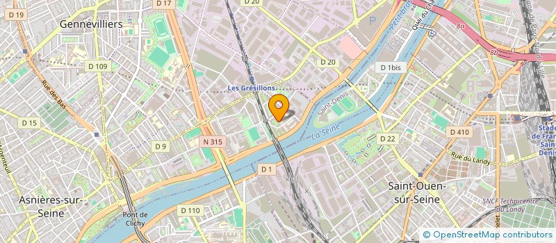 localisation de l'entreprise EZ & CO  ASNIERES-SUR-SEINE