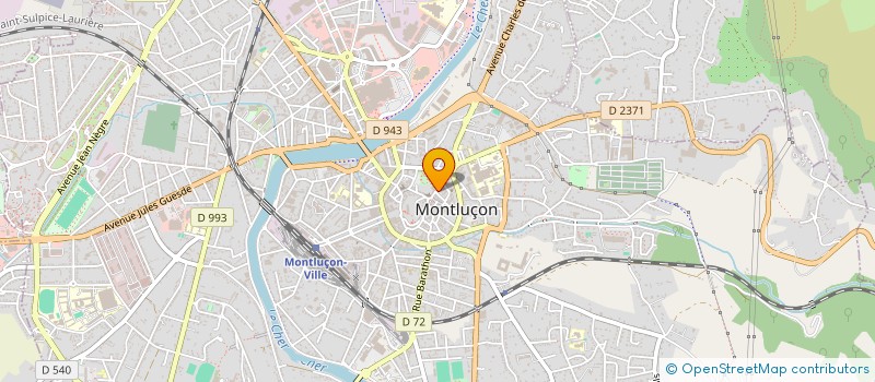 localisation de l'entreprise EZ COMM à MONTLUCON