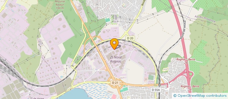 localisation de l'entreprise EZ FITT à ROGNAC