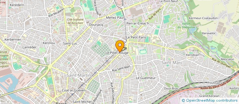 localisation de l'entreprise EZ IMMOBILIER à BREST