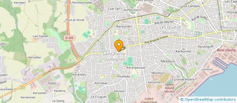 localisation de l'entreprise EZ IMMOBILIER II à BREST