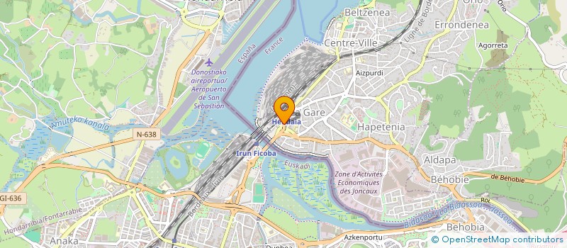 localisation de l'entreprise EZ KECHA DISTRIBUTION à HENDAYE