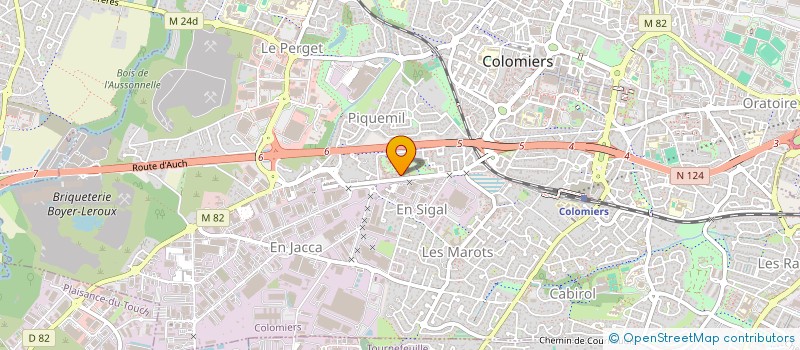 localisation de l'entreprise EZ MULTI-SERVICE à COLOMIERS