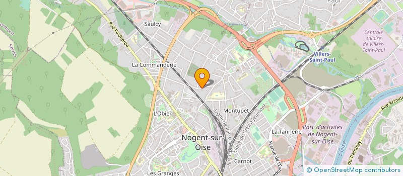 localisation de l'entreprise EZ NETTOYAGE  NOGENT-SUR-OISE