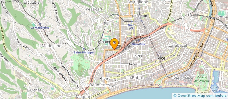 localisation de l'entreprise EZ RENOVATION à NICE
