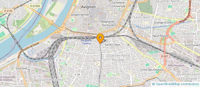 localisation de l'entreprise EZ RESTO  AVIGNON