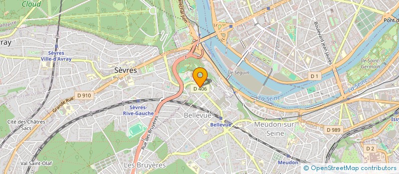 localisation de l'entreprise EZ SOLUTIONS à MEUDON