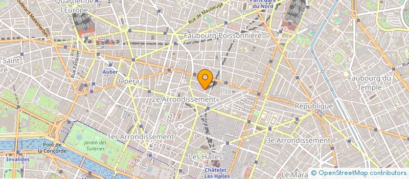 localisation de l'entreprise EZ THINK à PARIS