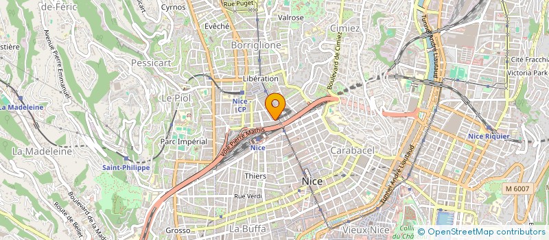 localisation de l'entreprise EZA & MJ à NICE