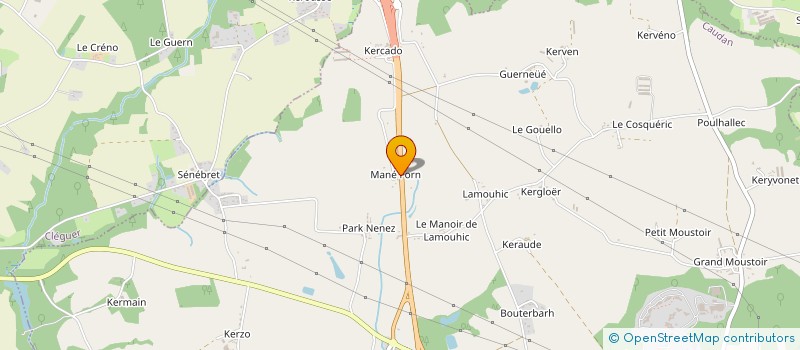 localisation de l'entreprise EZALANCE  CAUDAN