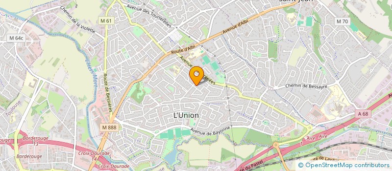 localisation de l'entreprise EZALGO à L'UNION