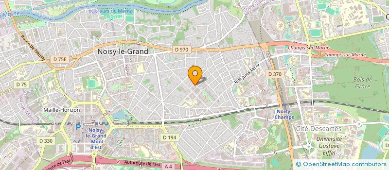 localisation de l'entreprise EZALI à NOISY-LE-GRAND