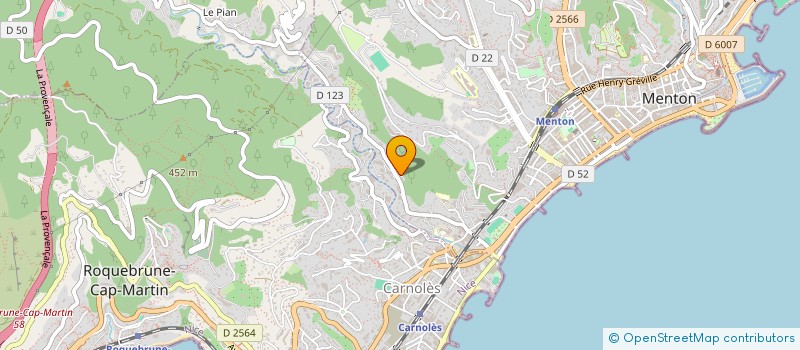 localisation de l'entreprise EZAN à MENTON